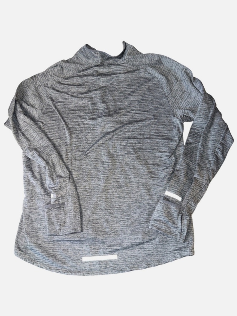 Men’s Nike 1/4  Zip Pullover Dri-FIT Element running top Grey Small - Picture 3 of 9